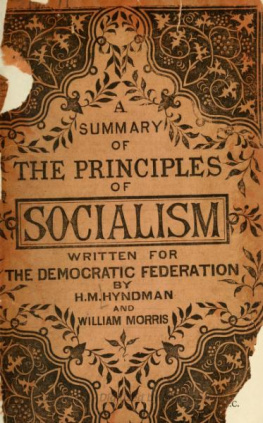 A Summary of the Principles of Socialism