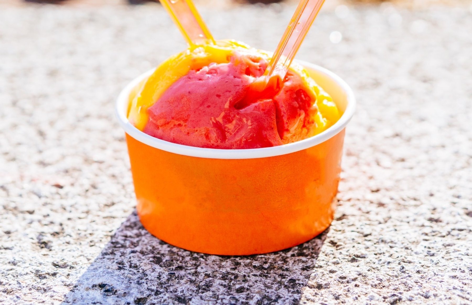 Give yourself a tropical island vibe with this summer mix sorbet The coconut - photo 8