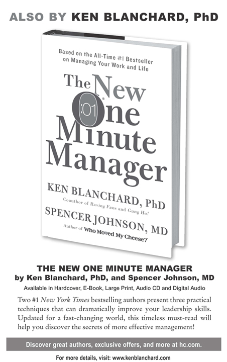 THE NEW ONE MINUTE MANAGER with Spencer Johnson MD 2015 COLLABORATION - photo 1