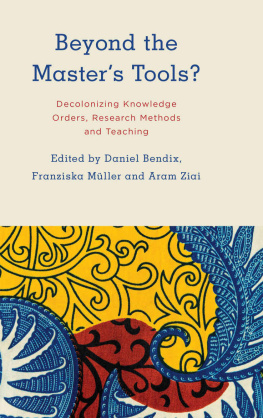 Unknown Beyond the Masters Tools? (Kilombo: International Relations and Colonial Questions)