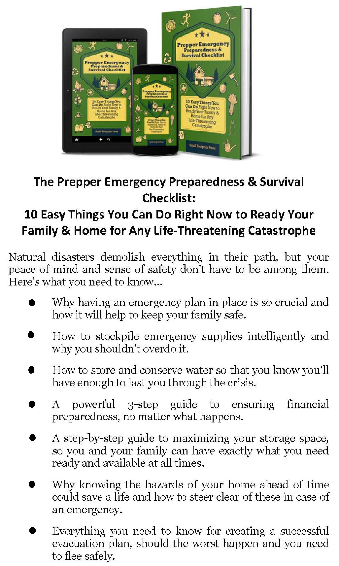 The Preppers Long Term Survival Handbook Step-By-Step Strategies for Off-Grid Shelter Self Sufficient Food and More To Survive Anywhere During ANY Disaster In as Little as 30 Days - photo 4