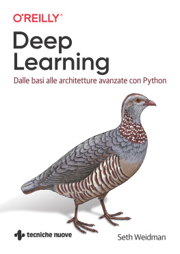 Seth Weidman Deep learning. Dalle basi alle architetture avanzate con Python