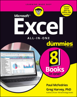 Paul McFedries - Excel All-in-One For Dummies (For Dummies (Computer/Tech))