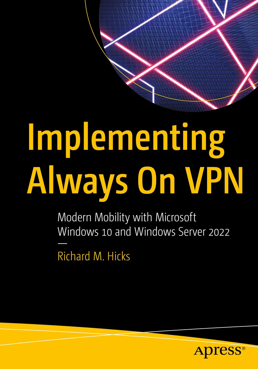 Book cover of Implementing Always On VPN Richard M Hicks Implementing - photo 1