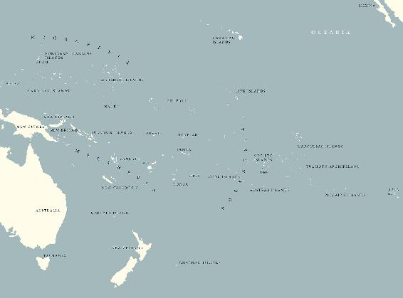 Maps of Oceania prepared by Mat Hunkin Victoria University Wellington - photo 2