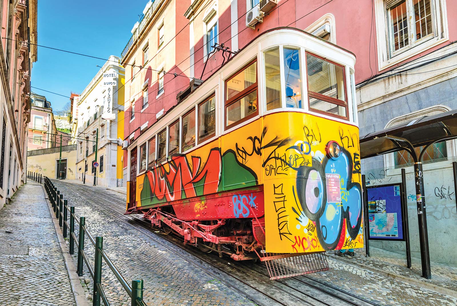 the Glria Funicular in Lisbon Livraria Lello the famous bookshop in Porto - photo 11