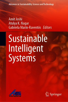 Amit Joshi (editor) - Sustainable Intelligent Systems (Advances in Sustainability Science and Technology)