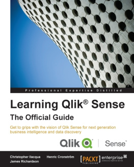 Christopher Ilacqua - Learning Qlik® Sense: The Official Guide