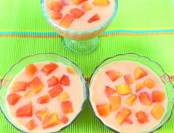 This delicious Thai pudding is made with fresh papayas and creamy coconut milk - photo 7