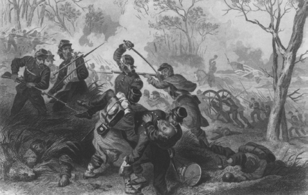 Death of Col Baker at Balls Bluff near Leesburg Va in the Civil War Oct - photo 4