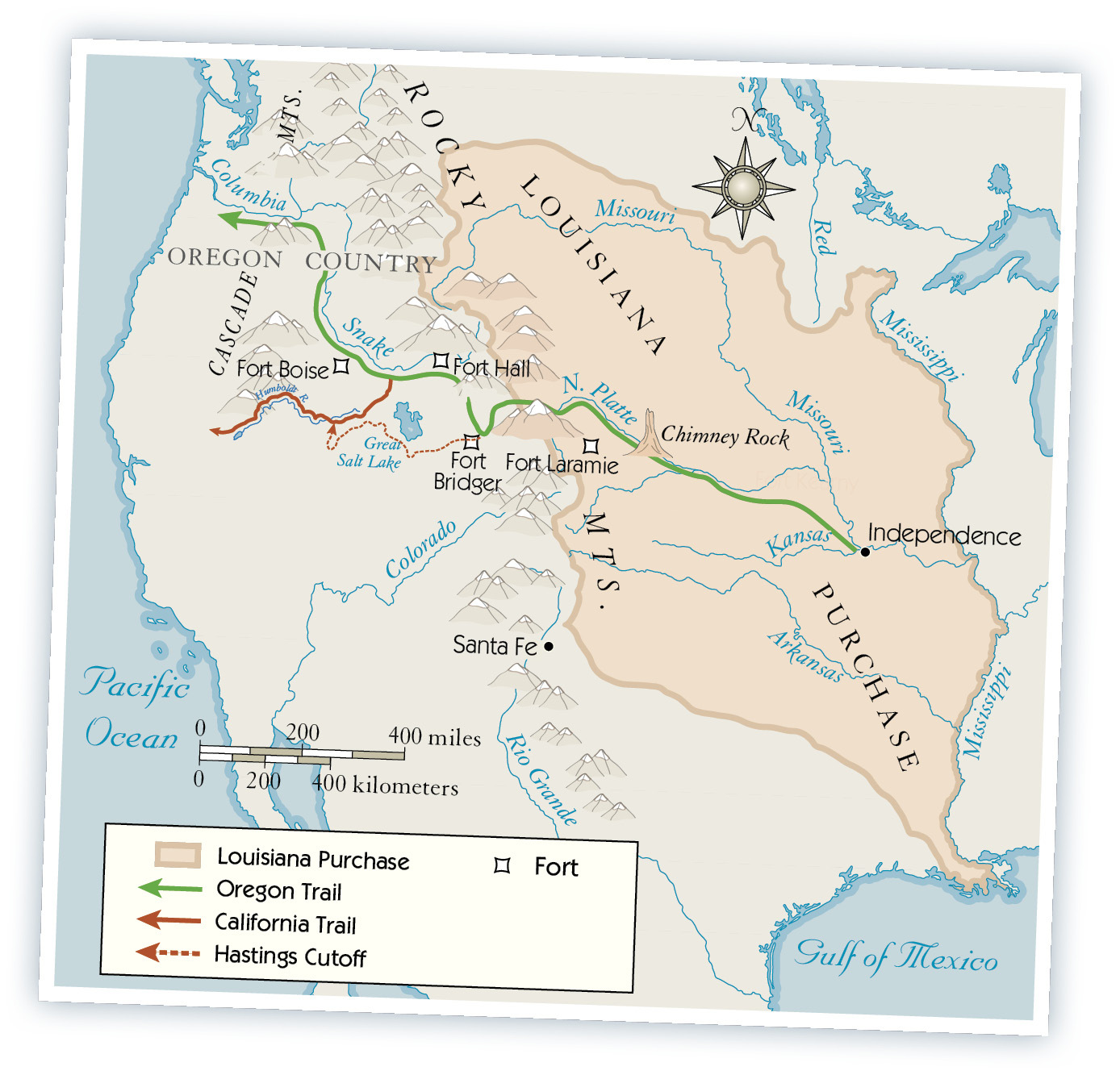 The Louisiana Purchase of 1803 doubled the size of the United States and opened - photo 5