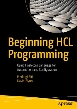 Pierluigi Riti - Beginning HCL Programming Using Hashicorp Language for Automation and Configuration