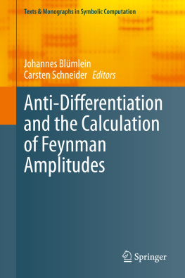 Johannes Blümlein - Anti-Differentiation and the Calculation of Feynman Amplitudes