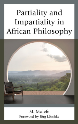 M. Molefe - Partiality and Impartiality in African Philosophy