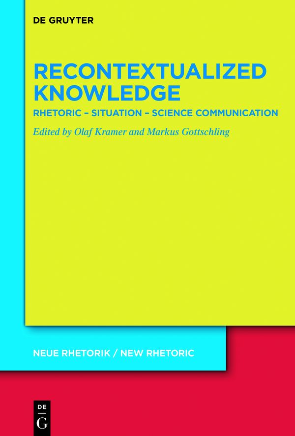 neue rhetorik new rhetoric Edited by Joachim Knape Olaf Kramer Dietmar Till - photo 1