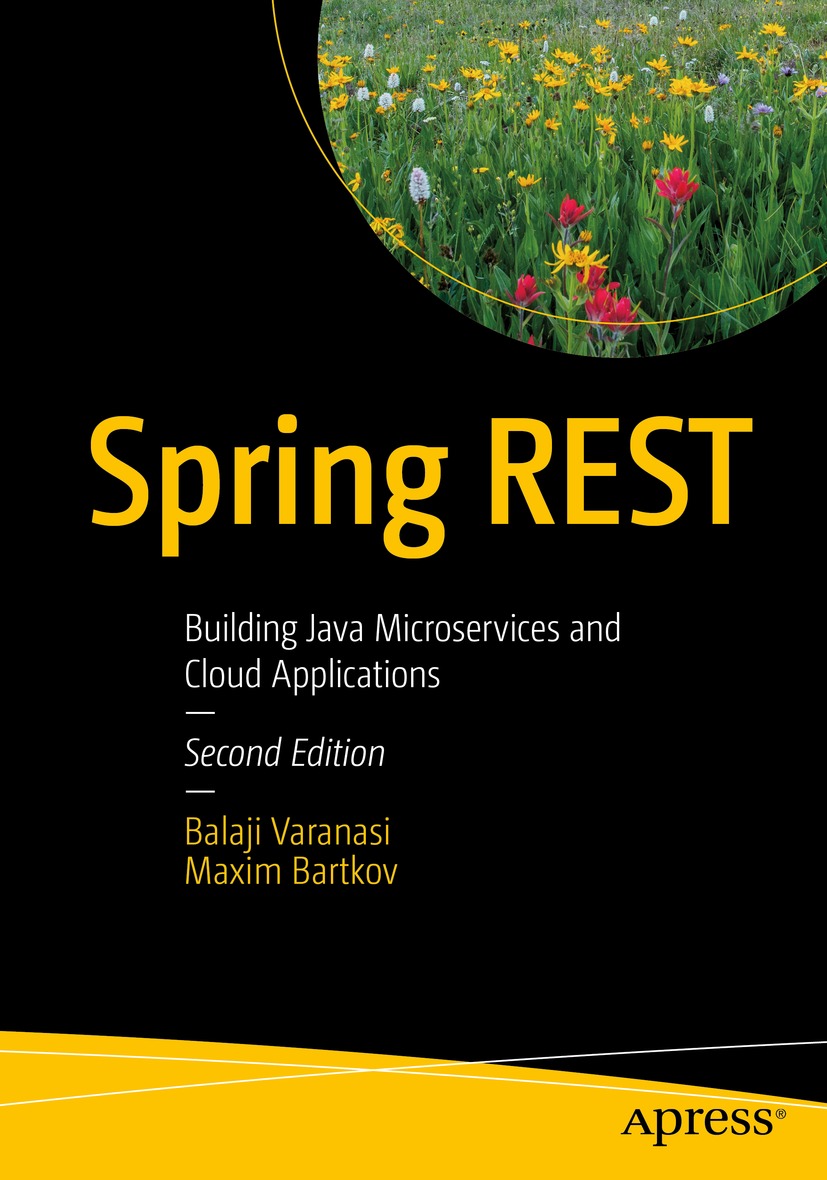 Book cover of Spring REST Balaji Varanasi and Maxim Bartkov Spring REST - photo 1