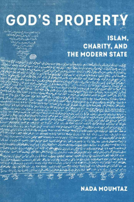 Nada Moumtaz Gods Property: Islam, Charity, and the Modern State