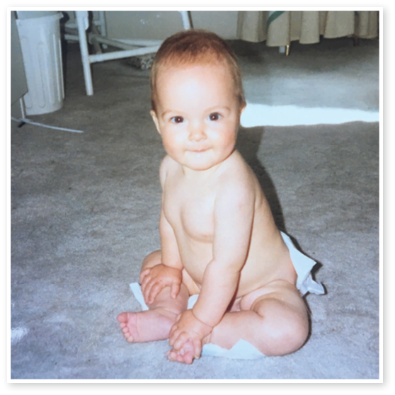 Baby me getting the poses in early With my sister Eleanor - photo 3