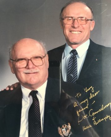 Doc with his sidekick Hobie Billingsley former head diving coach at Indiana - photo 2