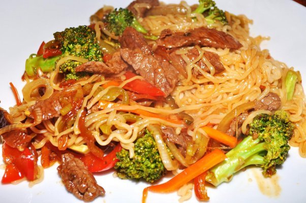 A fantastic beef and noodle stir fry with so much flavor that you will - photo 3