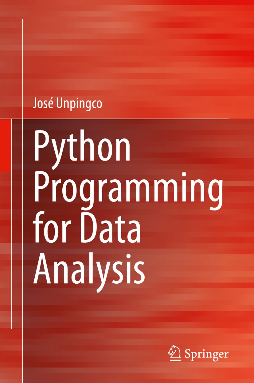 Book cover of Python Programming for Data Analysis Jos Unpingco Python - photo 1