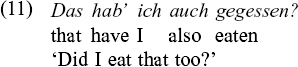 Conversely V1 sentences are not necessarily questions is an imperative - photo 12