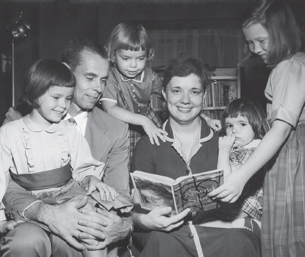 Figure 1 Alma Routsong and her family in a press photo for her novel Round - photo 3