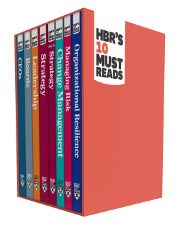 Harvard Business Review - HBRs 10 Must Reads for Executives 8-Volume Collection