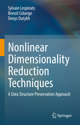 Sylvain Lespinats - Nonlinear Dimensionality Reduction Techniques: A Data Structure Preservation Approach