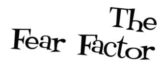 FEAR IT WAS THE FIRST NEGATIVE ugly really bad human emotion that humanity - photo 15