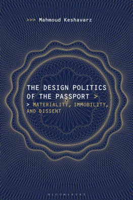 Mahmoud Keshavarz The Design Politics of the Passport