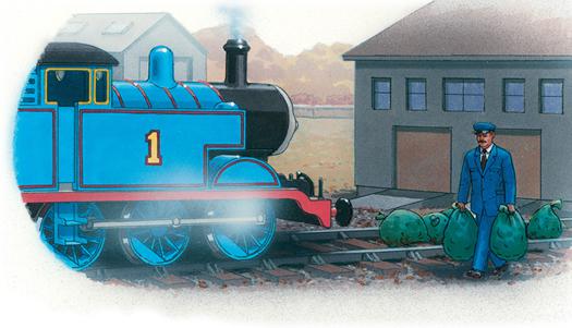 And when they finally reached the station Thomas had to stop behind a big pile - photo 15