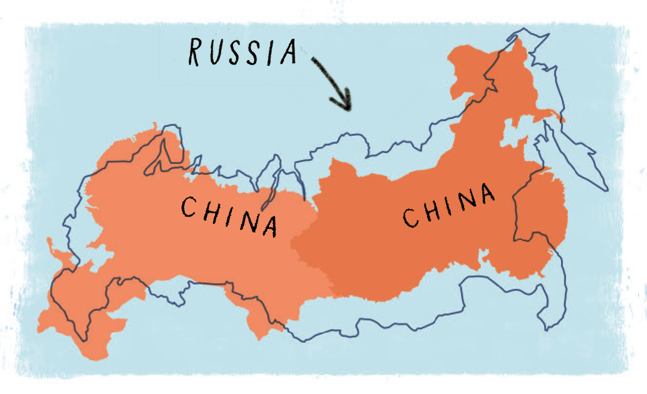 RUSSIAS SIZE In terms of land Russia is nearly twice the size of China In - photo 8
