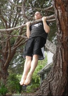 Hanging out with a tree Gymnastic Rings Besides having a straight bar - photo 5