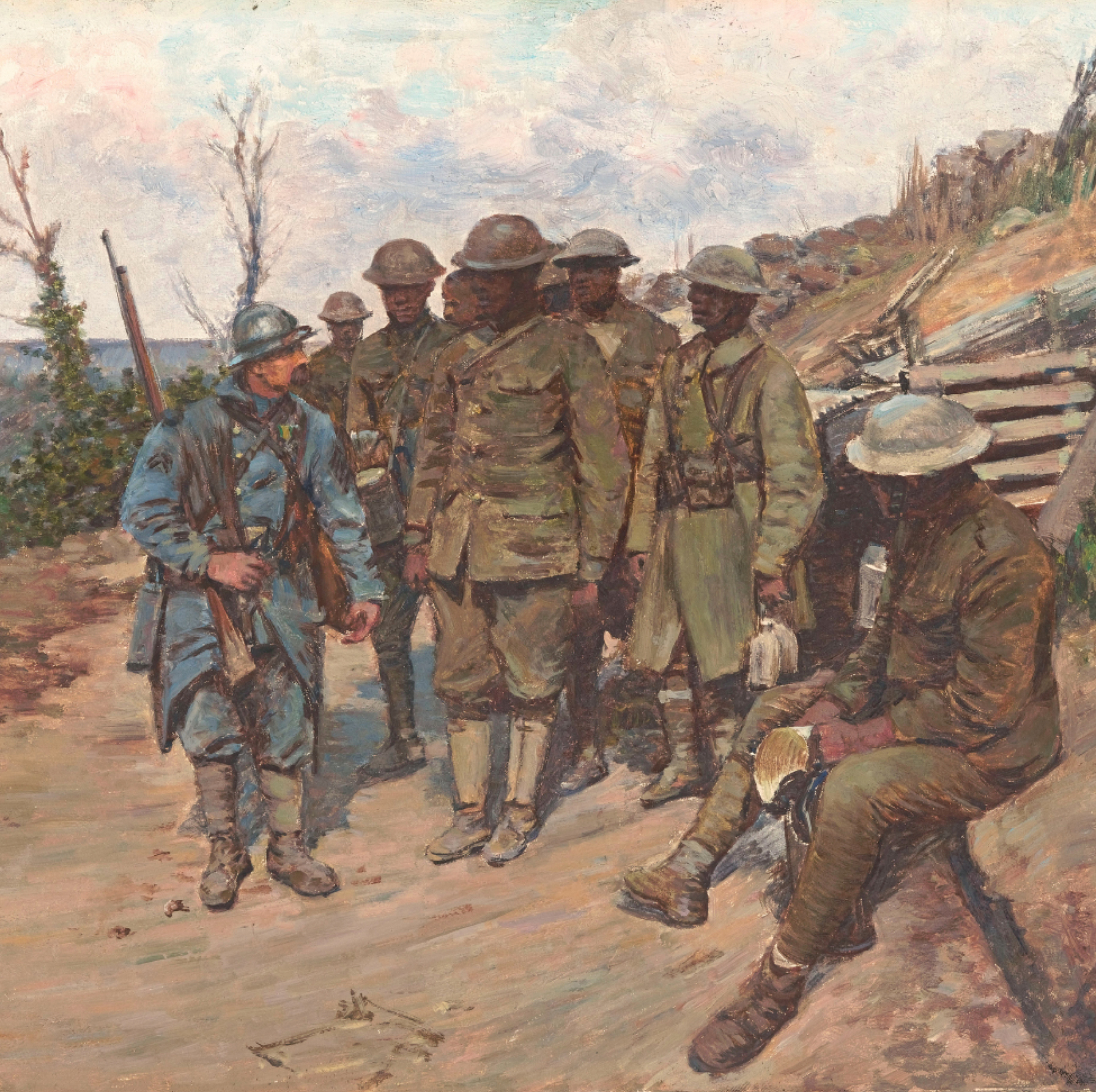 Joseph-Flix Bouchor was embedded with the Allied forces as a war artist This - photo 4