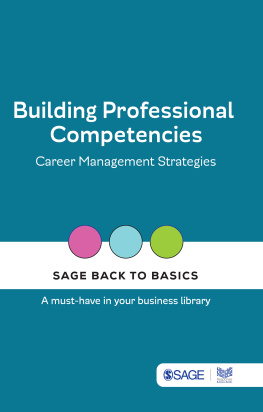 SAGE Publications India Pvt. Ltd - Building Professional Competencies: Career Management Strategies