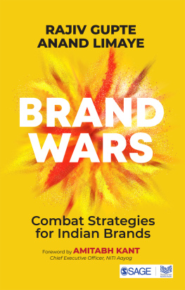 Rajiv Gupte Brand Wars: Combat Strategies for Indian Brands