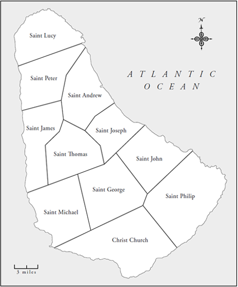 Map 4 Barbados Parishes On November 16 1651 a man named Lazarus entered - photo 6