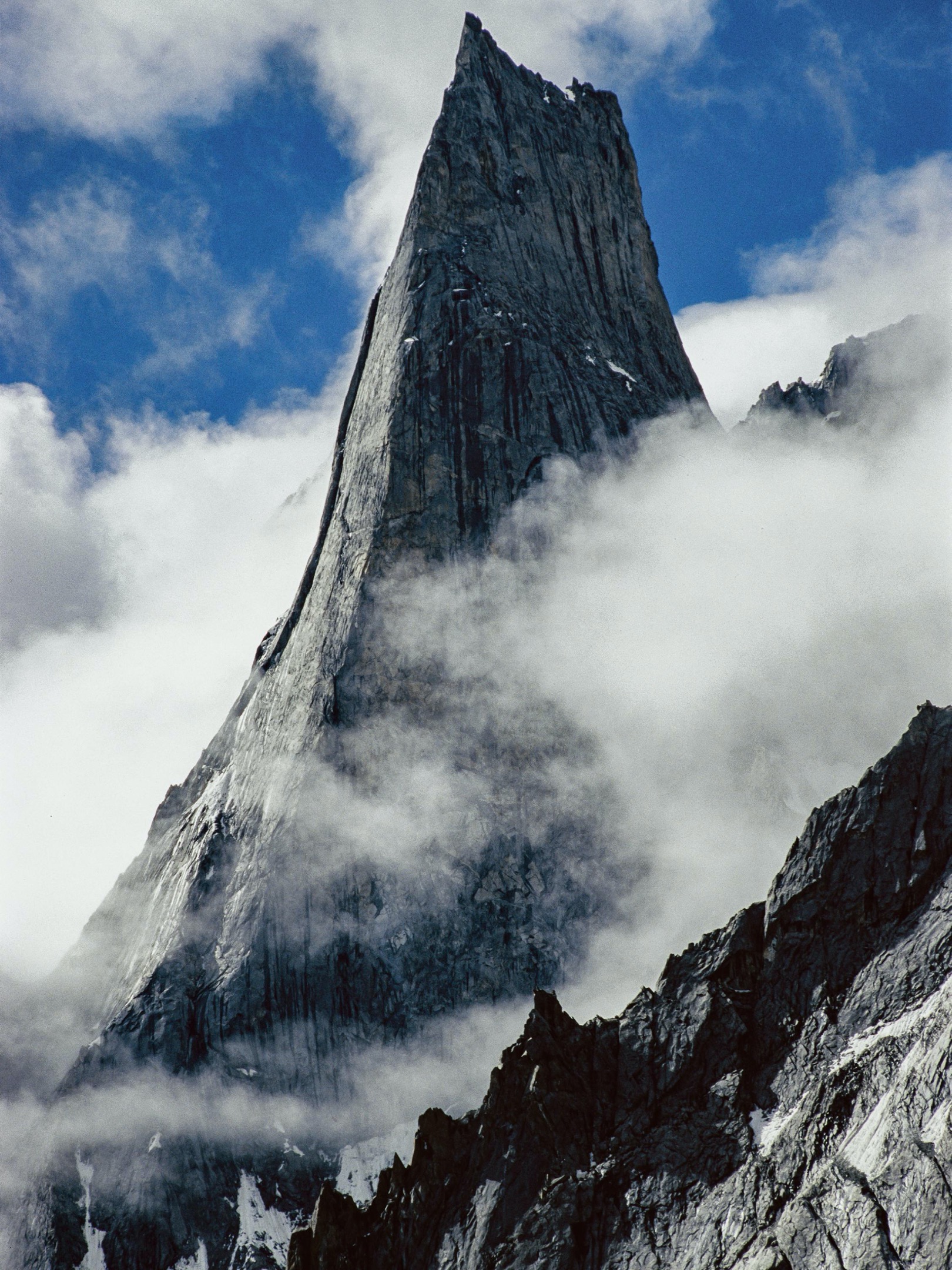 Fathi Tower Our new route followed the dihedral on the left skyline Brady - photo 4