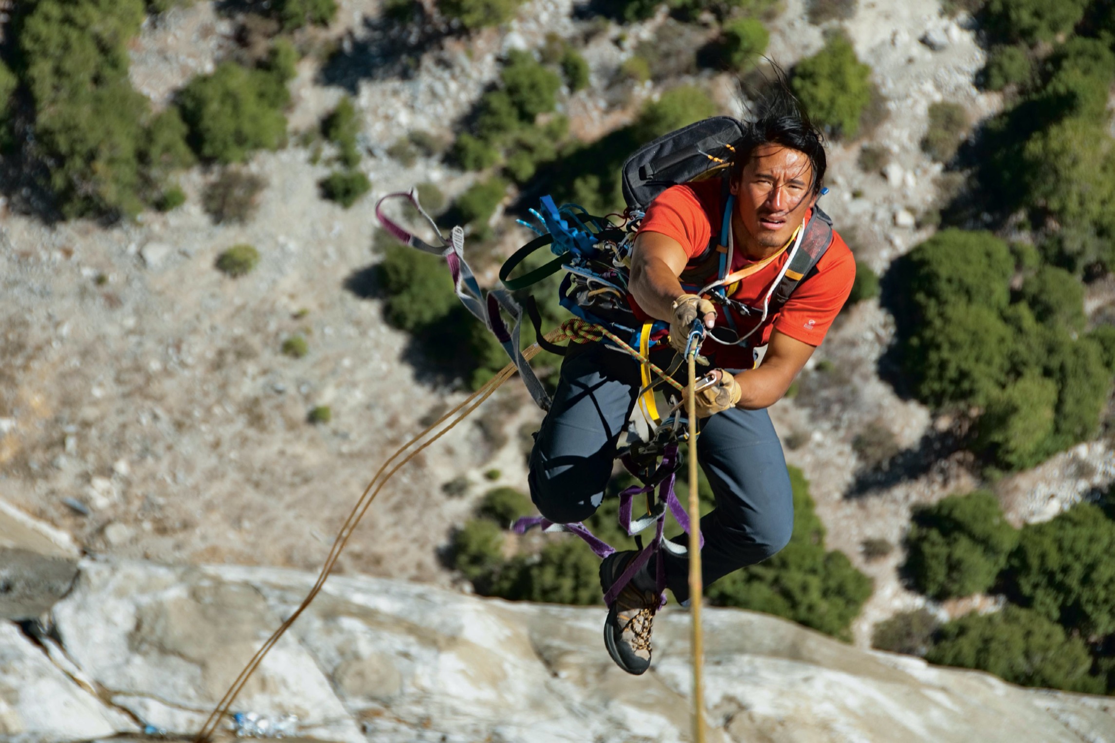 Jugging on the Pacific Ocean Wall El Capitan Yosemite National Park 2007 - photo 2