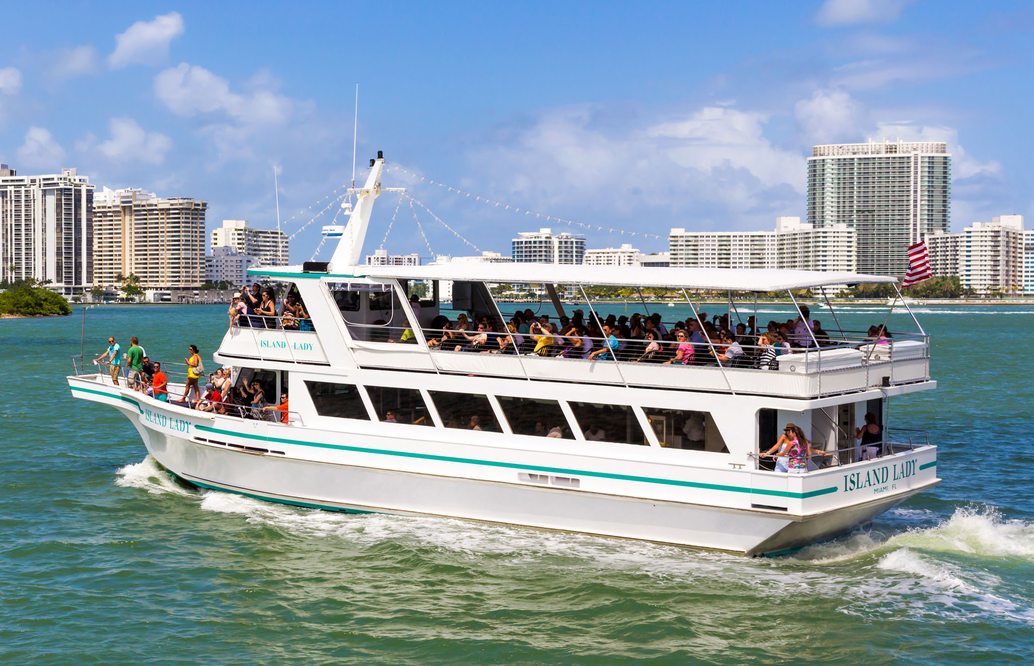 The Biscayne Bay boat tour is a very popular way of seeing the sights - photo 4