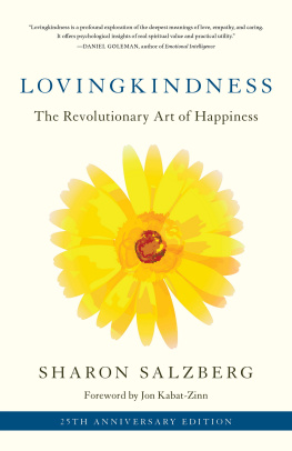 Sharon Salzberg Lovingkindness: The Revolutionary Art of Happiness