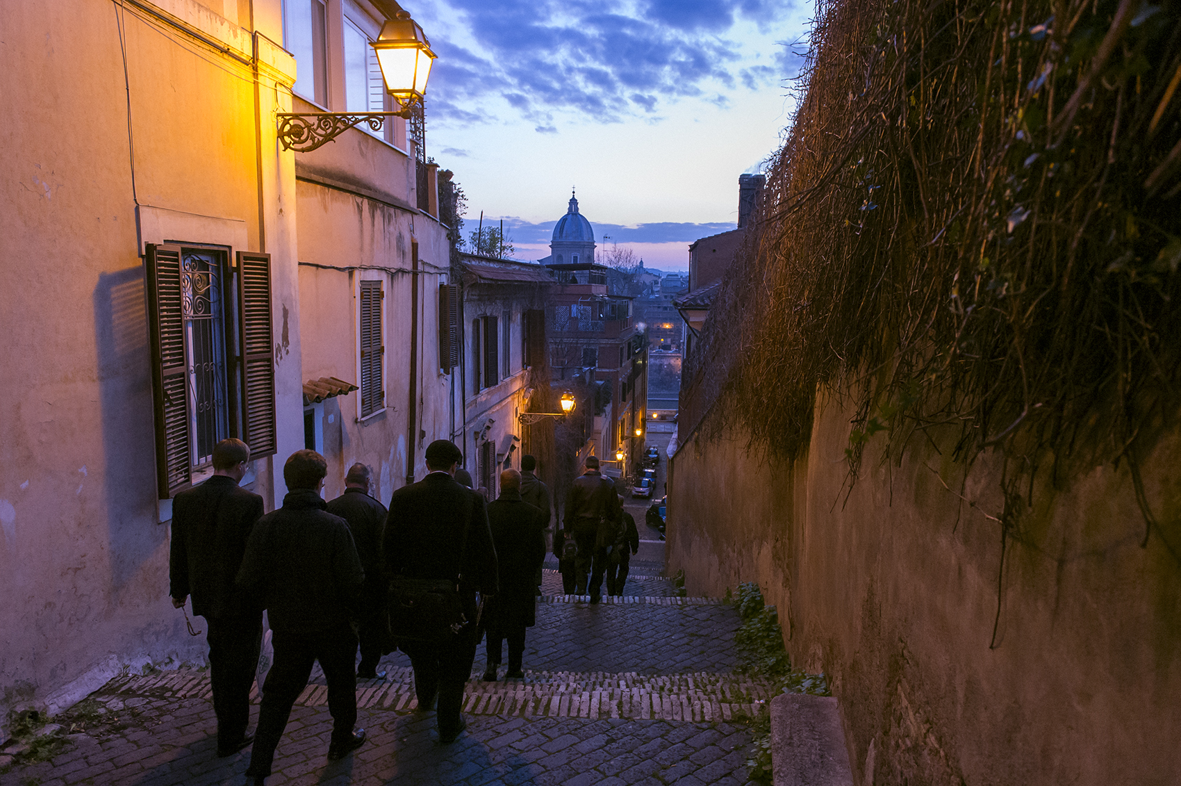 Janiculum Hill Pilgrims on the SantOnofrio steps DOUBLE-TAP IMAGES TO ZOOM THE - photo 2