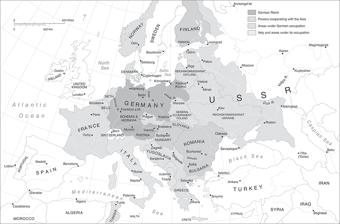 01 Europe under German domination in 1942 courtesy of Robert Gellately - photo 3