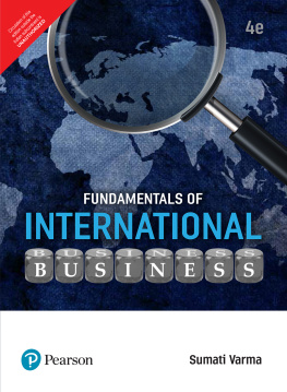 Sumati Varma - Fundamentals Of International Business