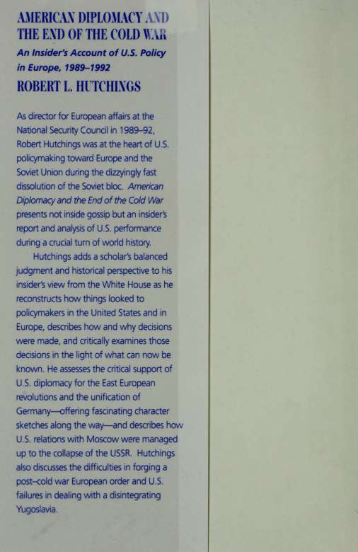 American diplomacy and the end of the Cold War - photo 2