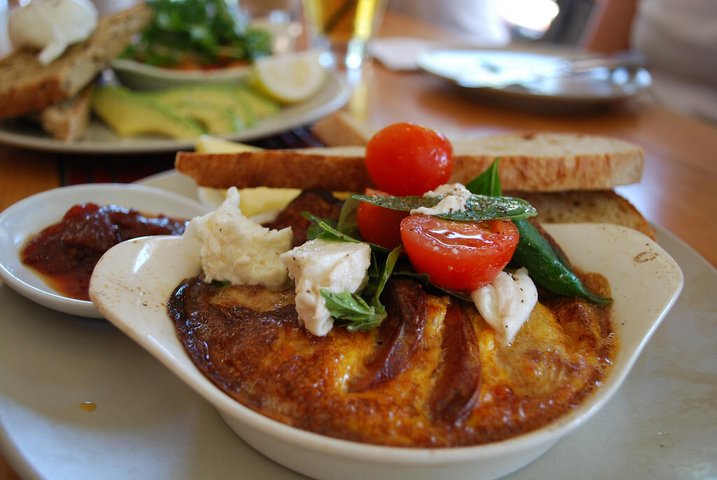 This is a traditional Italian-style caprese salad which is served on top of a - photo 10