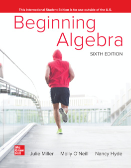 Julie Miller - Beginning Algebra