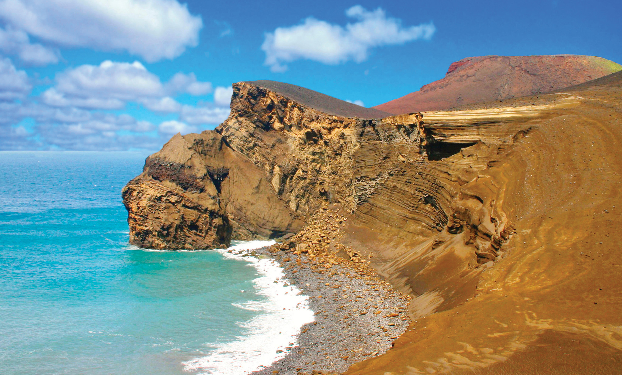 The striking volcanic landscape of Capelinhos on the Faial coast Top 10 - photo 8