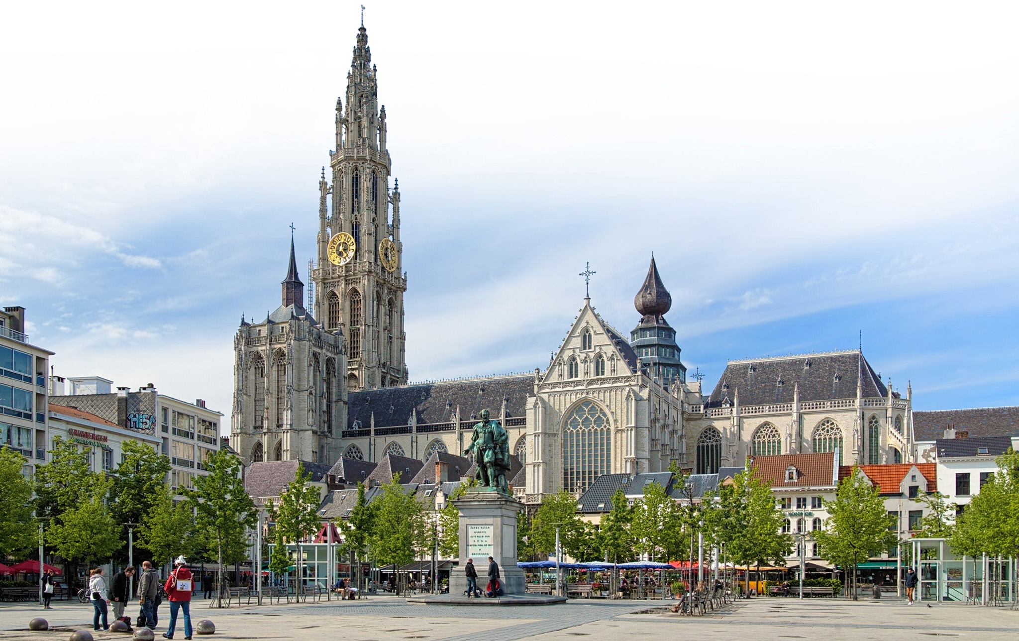 Antwerp Cathedral dominates the medieval market square Afternoon Visit the - photo 9
